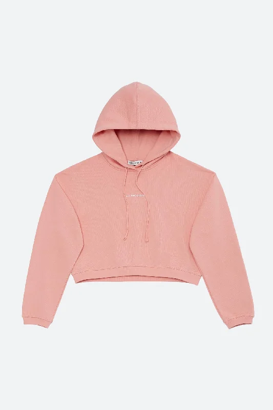 Women's tie - front hoodie in a lightweight fabric for summer layeringHOODIE 306
