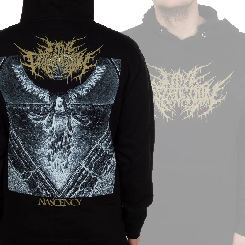 Lace - Trimmed Women's Pullovers in a Boho AestheticI Am Destruction "Nascency" Pullover Hoodie Lace - Trimmed Women's Pullovers in a Boho AestheticI Am Destruction "Nascency" Pullover Hoodie