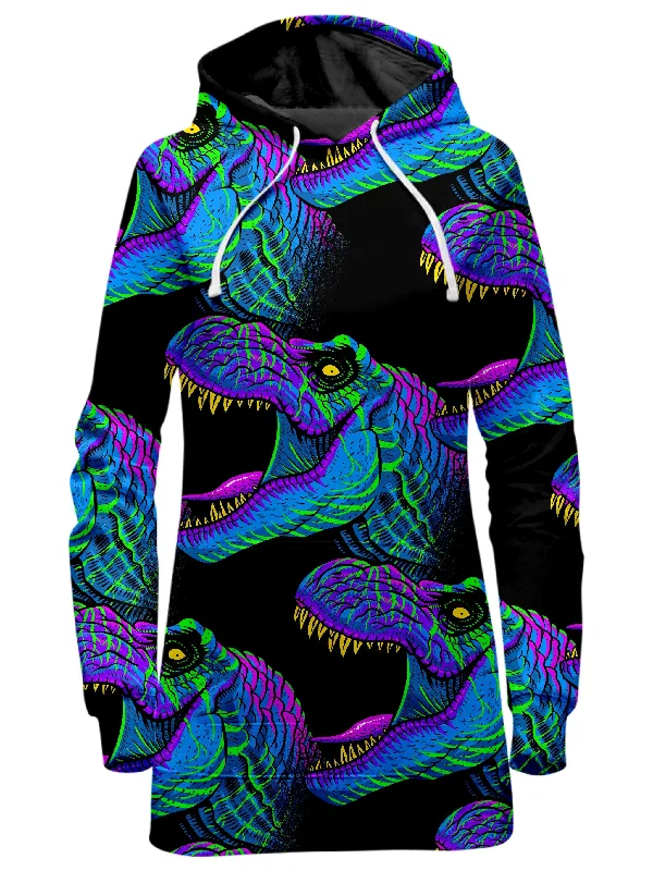 Women's color - block hoodie combining bold hues for a fashion - forward statementJurassic Hoodie Dress Women's color - block hoodie combining bold hues for a fashion - forward statementJurassic Hoodie Dress