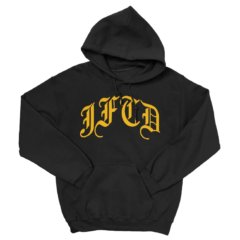 Plus Size Women's Cashmere Pullovers for Cozy LuxuryJustice For The Damned "Initials" Pullover Hoodie Plus Size Women's Cashmere Pullovers for Cozy LuxuryJustice For The Damned "Initials" Pullover Hoodie