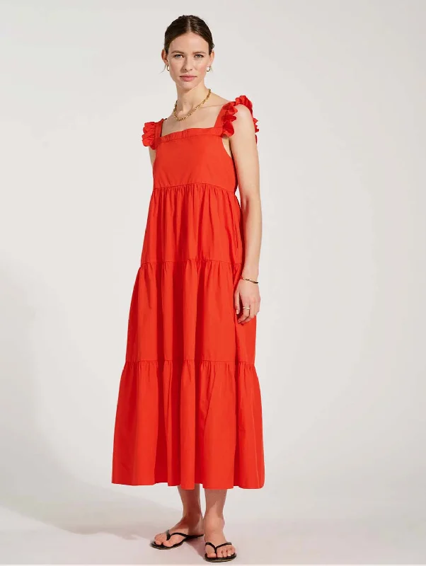 Women jumpsuits with embroidered accents for a personalized and unique touchKatie Organic Cotton Dress | Tangerine Women jumpsuits with embroidered accents for a personalized and unique touchKatie Organic Cotton Dress | Tangerine