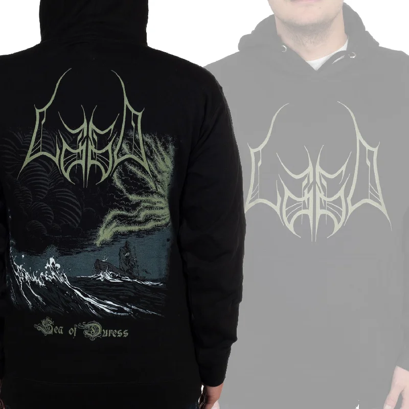 Embroidered Women's Pullovers with Floral PatternsLago "Sea of Duress" Pullover Hoodie Embroidered Women's Pullovers with Floral PatternsLago "Sea of Duress" Pullover Hoodie