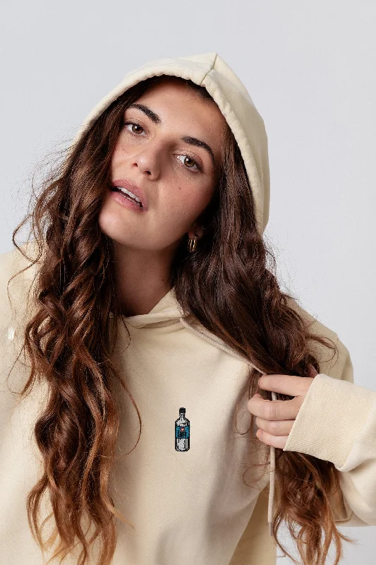Women's hoodie with a detachable hood for customizable stylingLuft | Bestickter Bio Baumwoll Frauen Hoodie Women's hoodie with a detachable hood for customizable stylingLuft | Bestickter Bio Baumwoll Frauen Hoodie