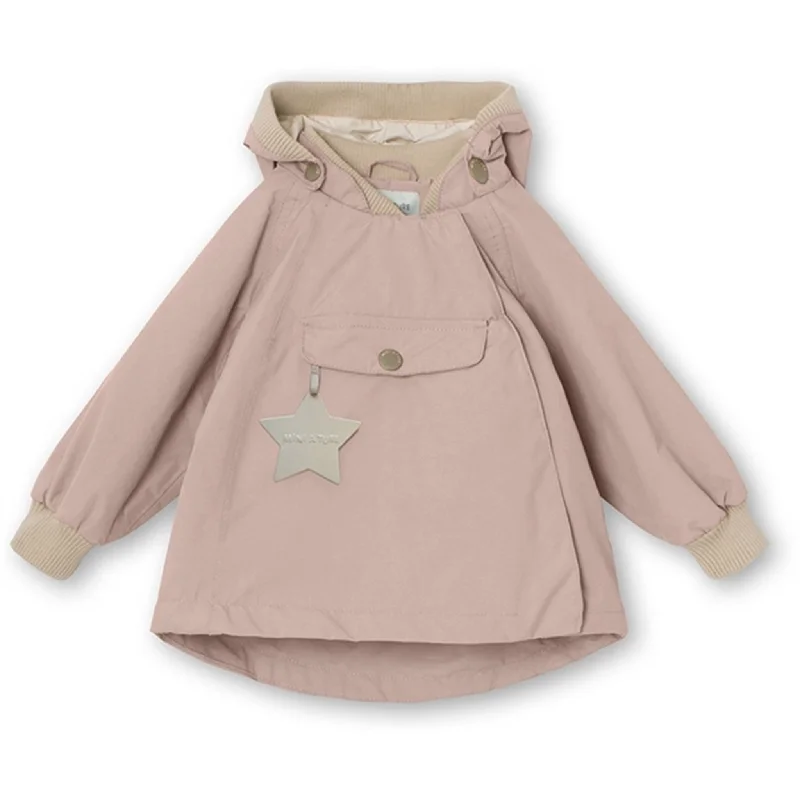 Women's waterproof rain jackets in bright yellow for high - visibility outdoor activitiesMINI A TURE Wai Spring Jacket Rose Smoke Women's waterproof rain jackets in bright yellow for high - visibility outdoor activitiesMINI A TURE Wai Spring Jacket Rose Smoke