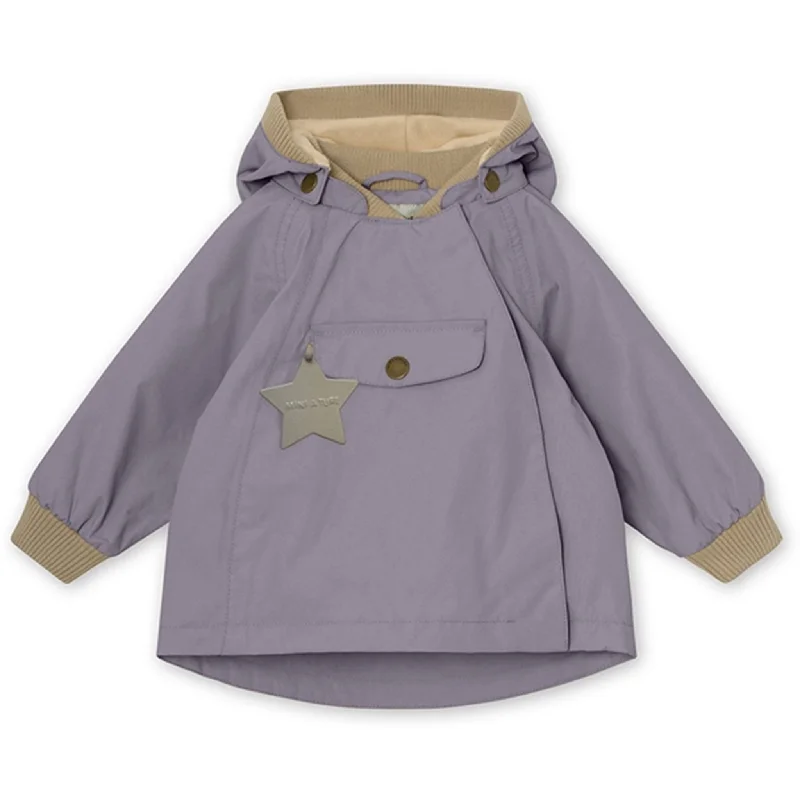 Women's shearling - lined suede jackets for ultimate warmth and luxuryMINI A TURE Wai Spring Jacket w/Fleece Lining Minimal Lilac Women's shearling - lined suede jackets for ultimate warmth and luxuryMINI A TURE Wai Spring Jacket w/Fleece Lining Minimal Lilac