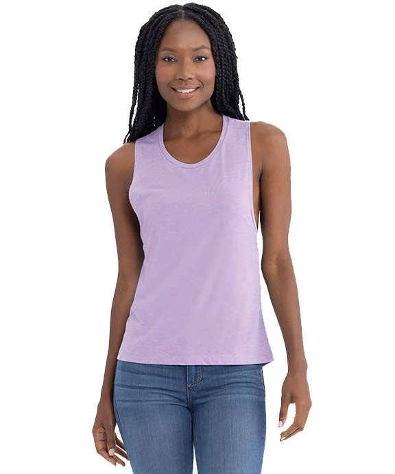 Women's long - sleeve cropped sweatshirt with ribbed cuffs for a snug fitN5013 - Next Level Ladies Festival Muscle Tank Top | Lavender Women's long - sleeve cropped sweatshirt with ribbed cuffs for a snug fitN5013 - Next Level Ladies Festival Muscle Tank Top | Lavender