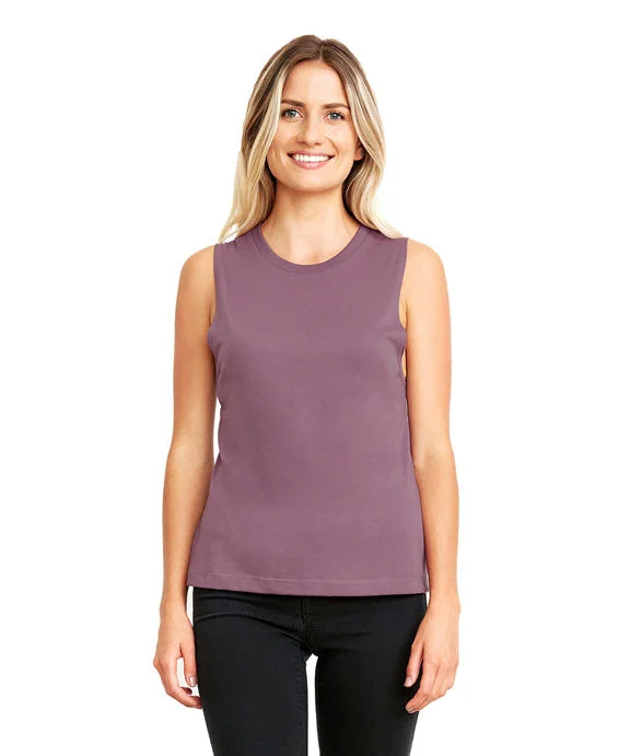 Women's cropped sweatshirt with a slogan graphic for a fun and expressive lookN5013 - Next Level Ladies Festival Muscle Tank Top | Shiraz Women's cropped sweatshirt with a slogan graphic for a fun and expressive lookN5013 - Next Level Ladies Festival Muscle Tank Top | Shiraz