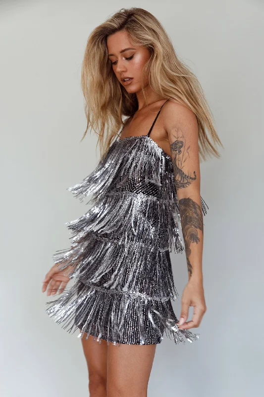Sheath Women Dress with a Tailored Fit for a Professional LookNew York Nights Sequin Fringe Mini Dress Black Sheath Women Dress with a Tailored Fit for a Professional LookNew York Nights Sequin Fringe Mini Dress Black