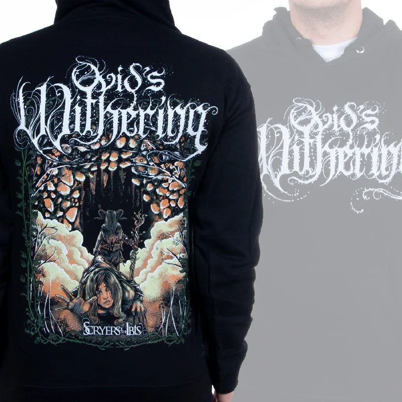 Long - Line Women's Pullovers in a Relaxed Fit for LayeringOvid's Withering "Scryers of the Ibis CD Cover" Pullover Hoodie Long - Line Women's Pullovers in a Relaxed Fit for LayeringOvid's Withering "Scryers of the Ibis CD Cover" Pullover Hoodie