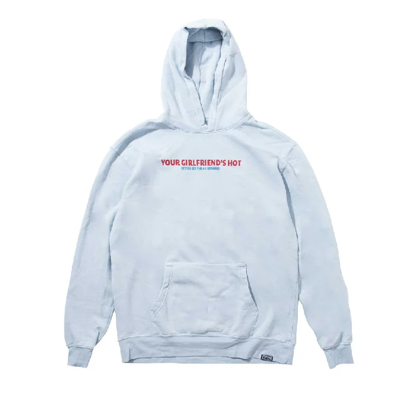 Women's zip - up sweatshirt in pastel blue for a soft and stylish outfitPeter's Heaters Hoodie Powder Blue Women's zip - up sweatshirt in pastel blue for a soft and stylish outfitPeter's Heaters Hoodie Powder Blue