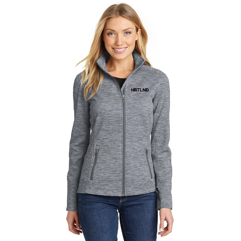 Port Authority Digi Stripe Fleece Women's Jacket