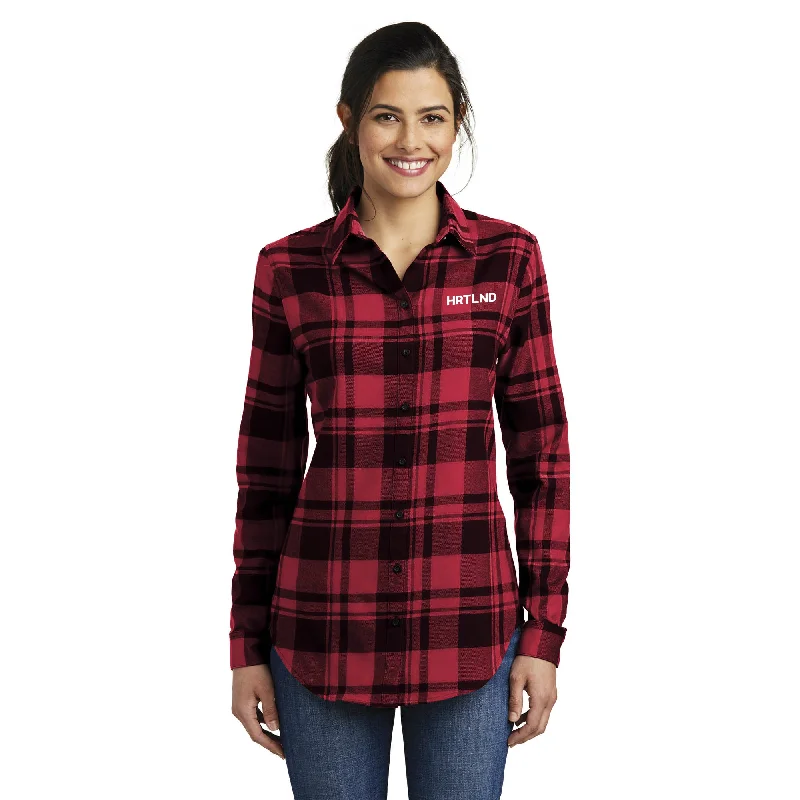 Port Authority Plaid Flannel Women's Shirt