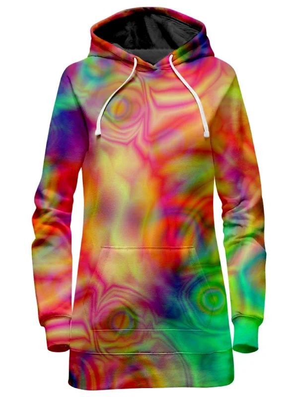 Women's graphic - printed sweatshirt featuring floral patterns for a feminine touchPsychedelic Dream Hoodie Dress Women's graphic - printed sweatshirt featuring floral patterns for a feminine touchPsychedelic Dream Hoodie Dress