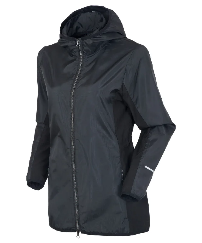 Women's cropped satin jackets in pastel shades for a glamorous evening outWomen's Blair Packable Water-Repellent Wind Jacket with Hood Women's cropped satin jackets in pastel shades for a glamorous evening outWomen's Blair Packable Water-Repellent Wind Jacket with Hood