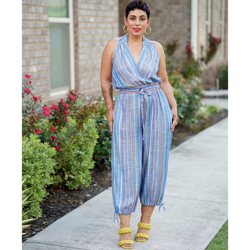 Velvet women jumpsuits for winter formal occasionsSimplicity Jumpsuit S9480