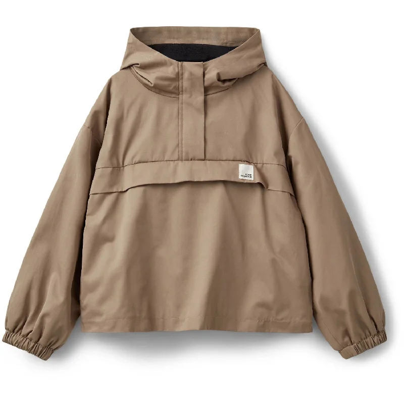 Women's faux fur - trimmed denim jackets for a trendy and cozy styleSofie Schnoor Mocha Brown Jacket Women's faux fur - trimmed denim jackets for a trendy and cozy styleSofie Schnoor Mocha Brown Jacket