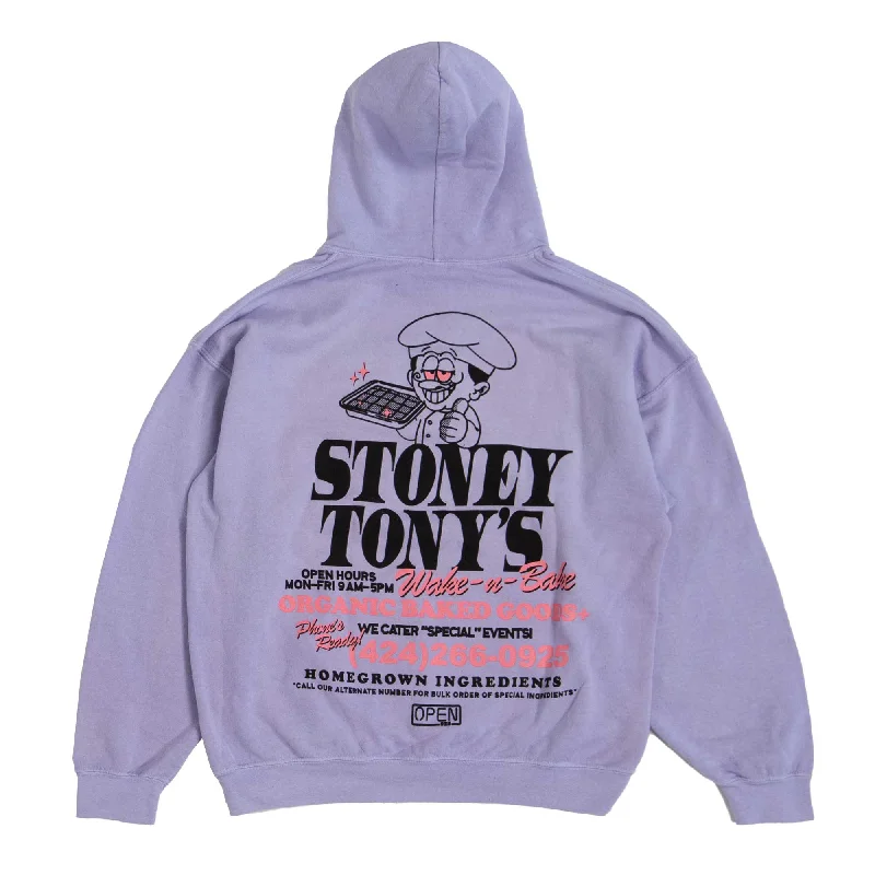 Women's mock - neck sweatshirt made of moisture - wicking material for fitness useStoney Tony's Lavender Hoodie Women's mock - neck sweatshirt made of moisture - wicking material for fitness useStoney Tony's Lavender Hoodie