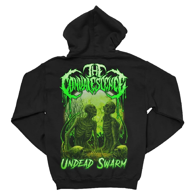 Graphic Print Women's Pullovers with Inspirational QuotesThe Convalescence "Undead Swarm" Pullover Hoodie Graphic Print Women's Pullovers with Inspirational QuotesThe Convalescence "Undead Swarm" Pullover Hoodie