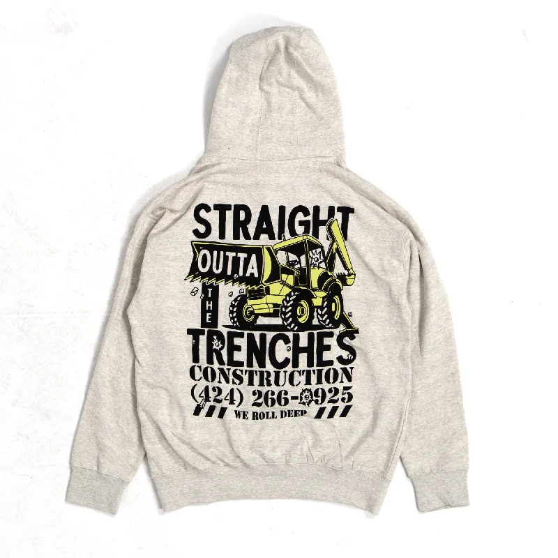 Women's sherpa - lined hoodie for extreme cold weather outdoor activitiesTrenches Hoodie Oatmeal Women's sherpa - lined hoodie for extreme cold weather outdoor activitiesTrenches Hoodie Oatmeal