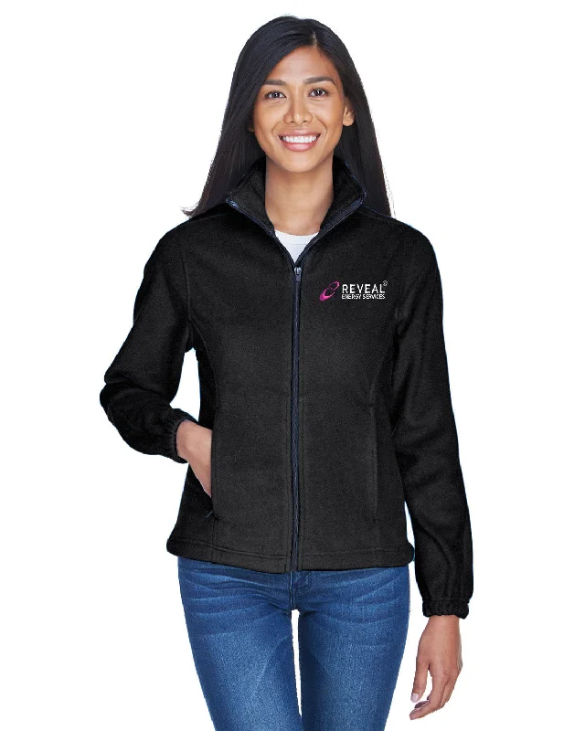 Women's long - length wool blend jackets for a warm and stylish winter lookUltraClub Ladies Iceberg Fleece Full-Zip Jacket Women's long - length wool blend jackets for a warm and stylish winter lookUltraClub Ladies Iceberg Fleece Full-Zip Jacket