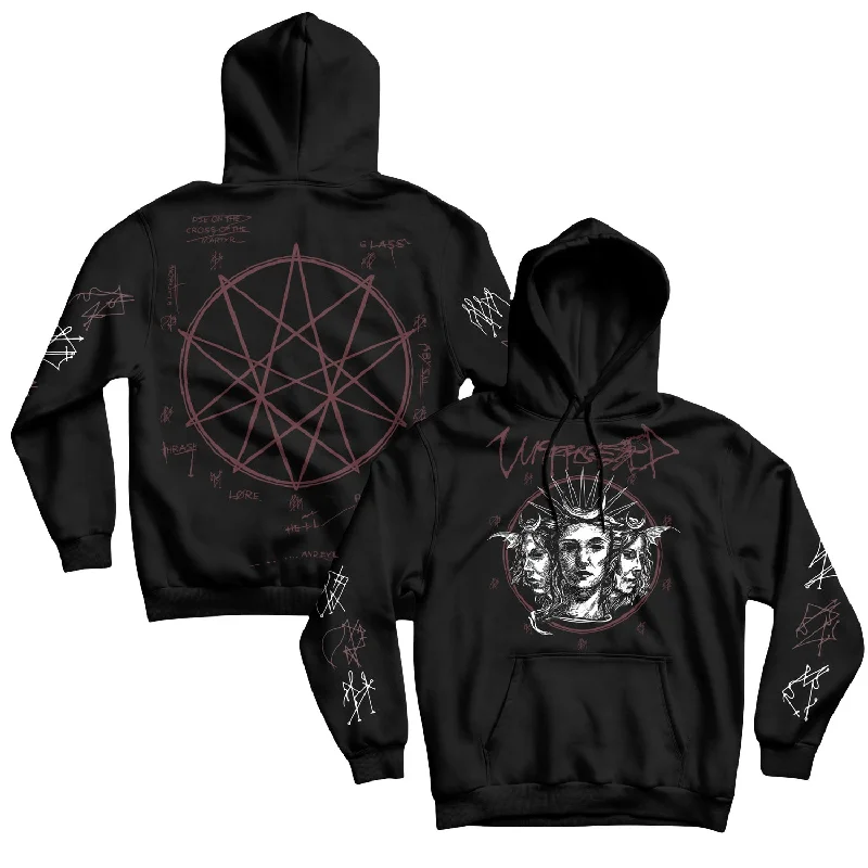 Zip - Up Women's Pullovers with Thumbholes for Outdoor ActivitiesUnprocessed "Hectate" Pullover Hoodie Zip - Up Women's Pullovers with Thumbholes for Outdoor ActivitiesUnprocessed "Hectate" Pullover Hoodie