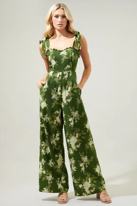Sequined women jumpsuits for glamorous evening eventsVetiver Floral Dume Wide Leg Jumpsuit Sequined women jumpsuits for glamorous evening eventsVetiver Floral Dume Wide Leg Jumpsuit