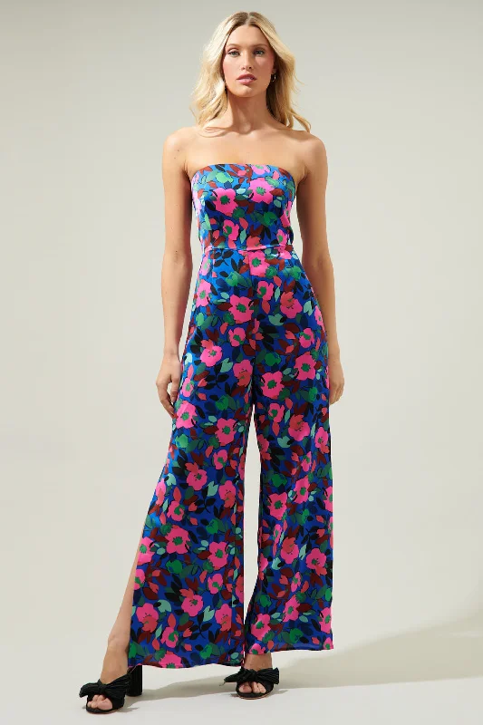Women jumpsuits with fringe accents for a bohemian and fun - loving styleVivi Berry Floral Angelini Split Leg Jumpsuit Women jumpsuits with fringe accents for a bohemian and fun - loving styleVivi Berry Floral Angelini Split Leg Jumpsuit