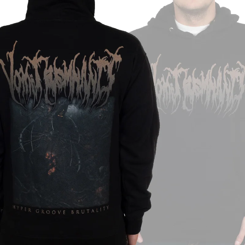 Thermal Women's Pullovers in Dark Colors for Cold WeatherVomit Remnants "Hyper Groove Brutality" Pullover Hoodie Thermal Women's Pullovers in Dark Colors for Cold WeatherVomit Remnants "Hyper Groove Brutality" Pullover Hoodie