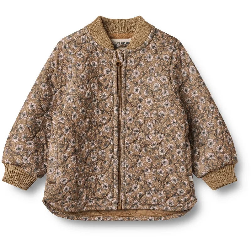Women's cropped leather jackets with a fringe detail for a western - inspired outfitWheat Caramel Anemones Thermo Jacket Loui Women's cropped leather jackets with a fringe detail for a western - inspired outfitWheat Caramel Anemones Thermo Jacket Loui