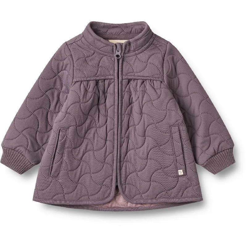 Women's pea coats in a plus - size fit for a flattering and warm winter coatWheat Dry Lilac Thermo Jacket Thilde
