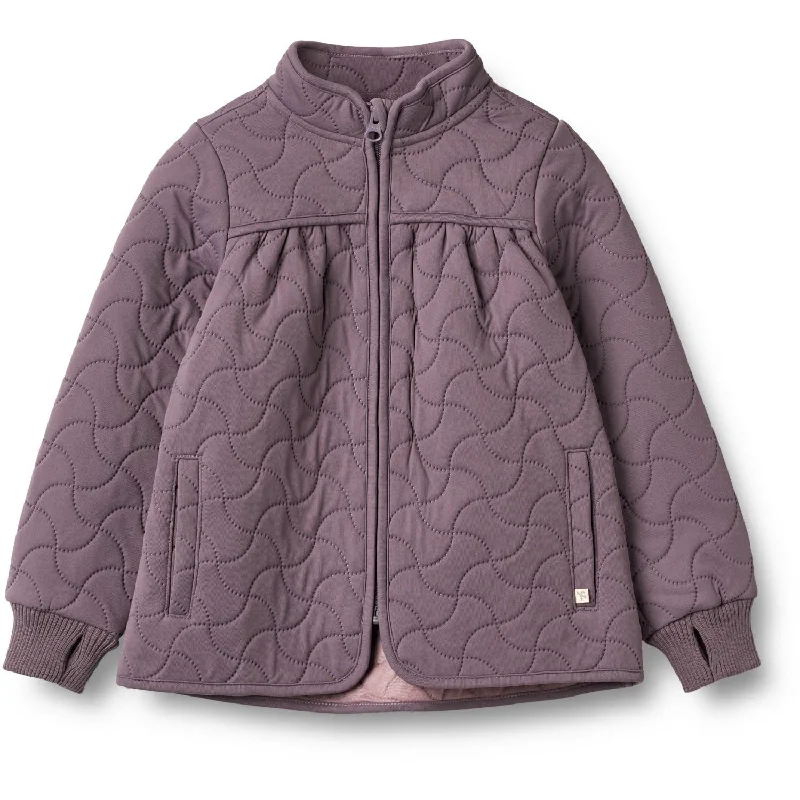 Women's cropped down jackets in bold colors for a sporty and fashionable winter outfitWheat Dry Lilac Thermo Jacket Thilde Women's cropped down jackets in bold colors for a sporty and fashionable winter outfitWheat Dry Lilac Thermo Jacket Thilde