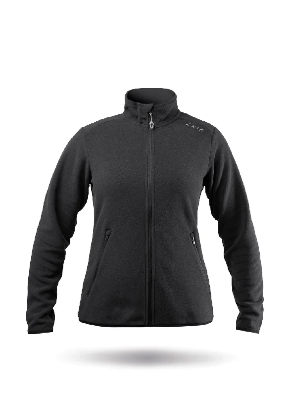 Women's quilted puffer jackets in a cropped silhouette for a modern twistZhik Women's Full Zip Fleece Jacket