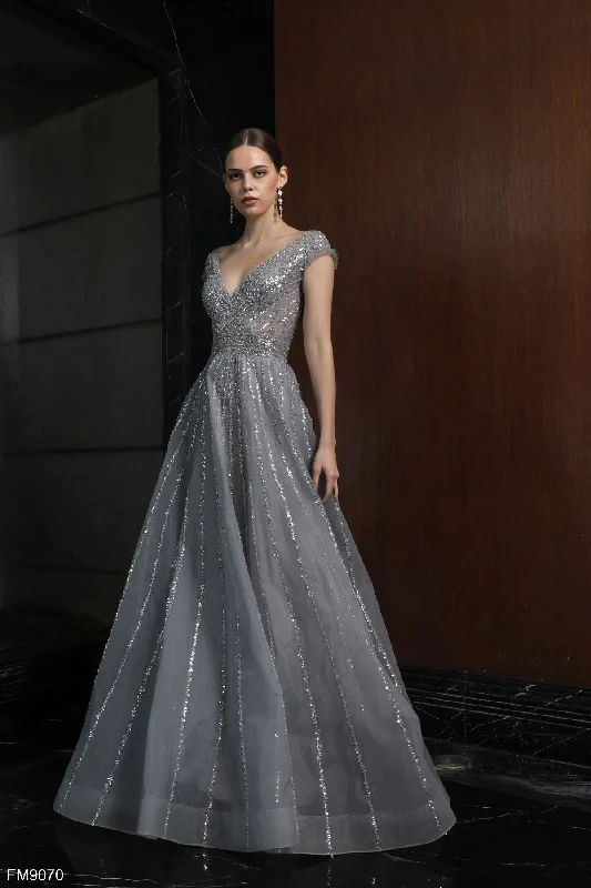 Ruffled Women Dress with Multiple Layers for a Playful and Girly Style Ruffled Women Dress with Multiple Layers for a Playful and Girly Style Azzure Couture FM9070 Ruffled Women Dress with Multiple Layers for a Playful and Girly Style Ruffled Women Dress with Multiple Layers for a Playful and Girly Style Azzure Couture FM9070