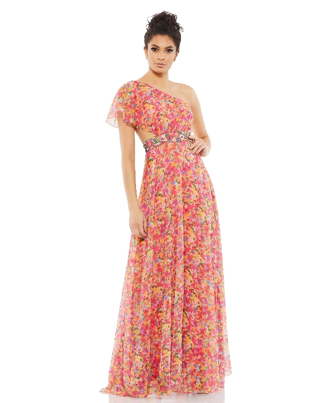 Mermaid - Style Women Dress with a Fitted Silhouette for Special Occasions Mermaid - Style Women Dress with a Fitted Silhouette for Special Occasions Floral Print One Shoulder Butterfly Sleeve A Line Gown Mermaid - Style Women Dress with a Fitted Silhouette for Special Occasions Mermaid - Style Women Dress with a Fitted Silhouette for Special Occasions Floral Print One Shoulder Butterfly Sleeve A Line Gown