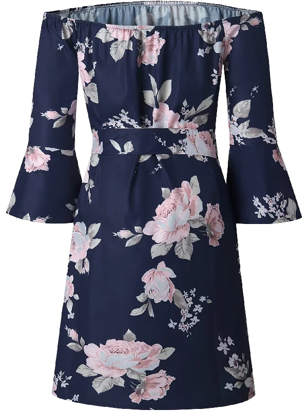 Printed Abstract Women Dress for a Modern and Artistic Appeal Printed Abstract Women Dress for a Modern and Artistic Appeal Sixsr Vintage Floral Print Dress, Casual Off Shoulder Flared Sleeve Dress, Women's Clothing Printed Abstract Women Dress for a Modern and Artistic Appeal Printed Abstract Women Dress for a Modern and Artistic Appeal Sixsr Vintage Floral Print Dress, Casual Off Shoulder Flared Sleeve Dress, Women's Clothing