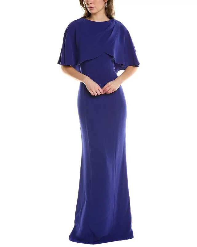 Long - Sleeve Women Dress in Velvet for a Luxurious Winter Look Long - Sleeve Women Dress in Velvet for a Luxurious Winter Look Teri Jon by Rickie Freeman Capelet Gown Long - Sleeve Women Dress in Velvet for a Luxurious Winter Look Long - Sleeve Women Dress in Velvet for a Luxurious Winter Look Teri Jon by Rickie Freeman Capelet Gown