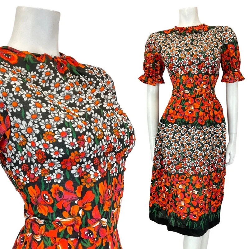 Maxi Women Dress with Floral Print for a Bohemian Vibe Maxi Women Dress with Floral Print for a Bohemian Vibe VINTAGE 60s 70s BLACK ORANGE GREEN FLORAL DAISY PUFF SLEEVE MIDI DRESS 8 Maxi Women Dress with Floral Print for a Bohemian Vibe Maxi Women Dress with Floral Print for a Bohemian Vibe VINTAGE 60s 70s BLACK ORANGE GREEN FLORAL DAISY PUFF SLEEVE MIDI DRESS 8