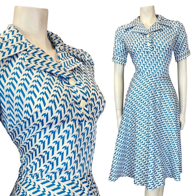 Sheath Women Dress with a Tailored Fit for a Professional Look Sheath Women Dress with a Tailored Fit for a Professional Look VINTAGE 60s 70s BLUE WHITE STRIPED ZIG-ZAG GEOMETRIC MOD SHIRT SWING DRESS 10 Sheath Women Dress with a Tailored Fit for a Professional Look Sheath Women Dress with a Tailored Fit for a Professional Look VINTAGE 60s 70s BLUE WHITE STRIPED ZIG-ZAG GEOMETRIC MOD SHIRT SWING DRESS 10