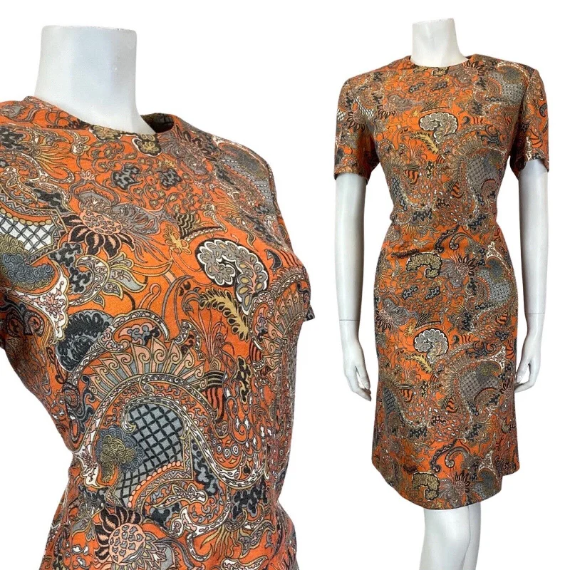 Pleated Women Dress with a Timeless and Elegant Texture Pleated Women Dress with a Timeless and Elegant Texture VINTAGE 60s 70s ORANGE GREY BLUE PSYCHEDELIC PAISLEY FLORAL DRESS 14 16 Pleated Women Dress with a Timeless and Elegant Texture Pleated Women Dress with a Timeless and Elegant Texture VINTAGE 60s 70s ORANGE GREY BLUE PSYCHEDELIC PAISLEY FLORAL DRESS 14 16