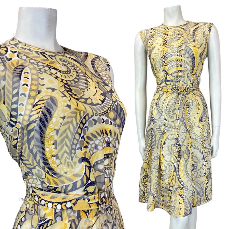 Strapless Women Dress with a Built - in Bra for Comfort and Support Strapless Women Dress with a Built - in Bra for Comfort and Support VINTAGE 60s 70s YELLOW BLUE PSYCHEDELIC PAISLEY FLOWER MOD SLEEVELESS DRESS 14 Strapless Women Dress with a Built - in Bra for Comfort and Support Strapless Women Dress with a Built - in Bra for Comfort and Support VINTAGE 60s 70s YELLOW BLUE PSYCHEDELIC PAISLEY FLOWER MOD SLEEVELESS DRESS 14