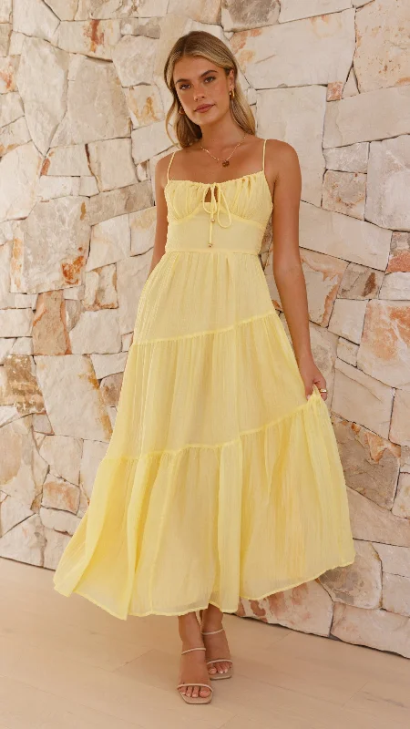 Cove Maxi Dress - Yellow