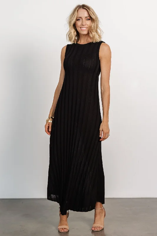 Skylar Tank Maxi Dress | Black