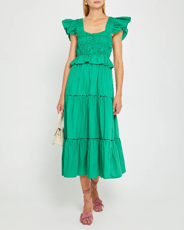 Midi dresses with denim fabric for a casual yet stylish day outAlana Dress