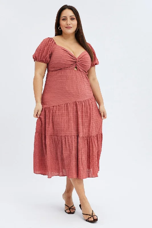 Midi dresses with sheer panels for a touch of allureBrown Midi Dress Short Sleeve Cut Out Midi dresses with sheer panels for a touch of allureBrown Midi Dress Short Sleeve Cut Out