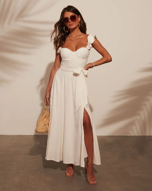 Midi dresses with printed lining for a hidden and stylish detailPerfect Date Cotton Tie Waist Midi Dress Midi dresses with printed lining for a hidden and stylish detailPerfect Date Cotton Tie Waist Midi Dress