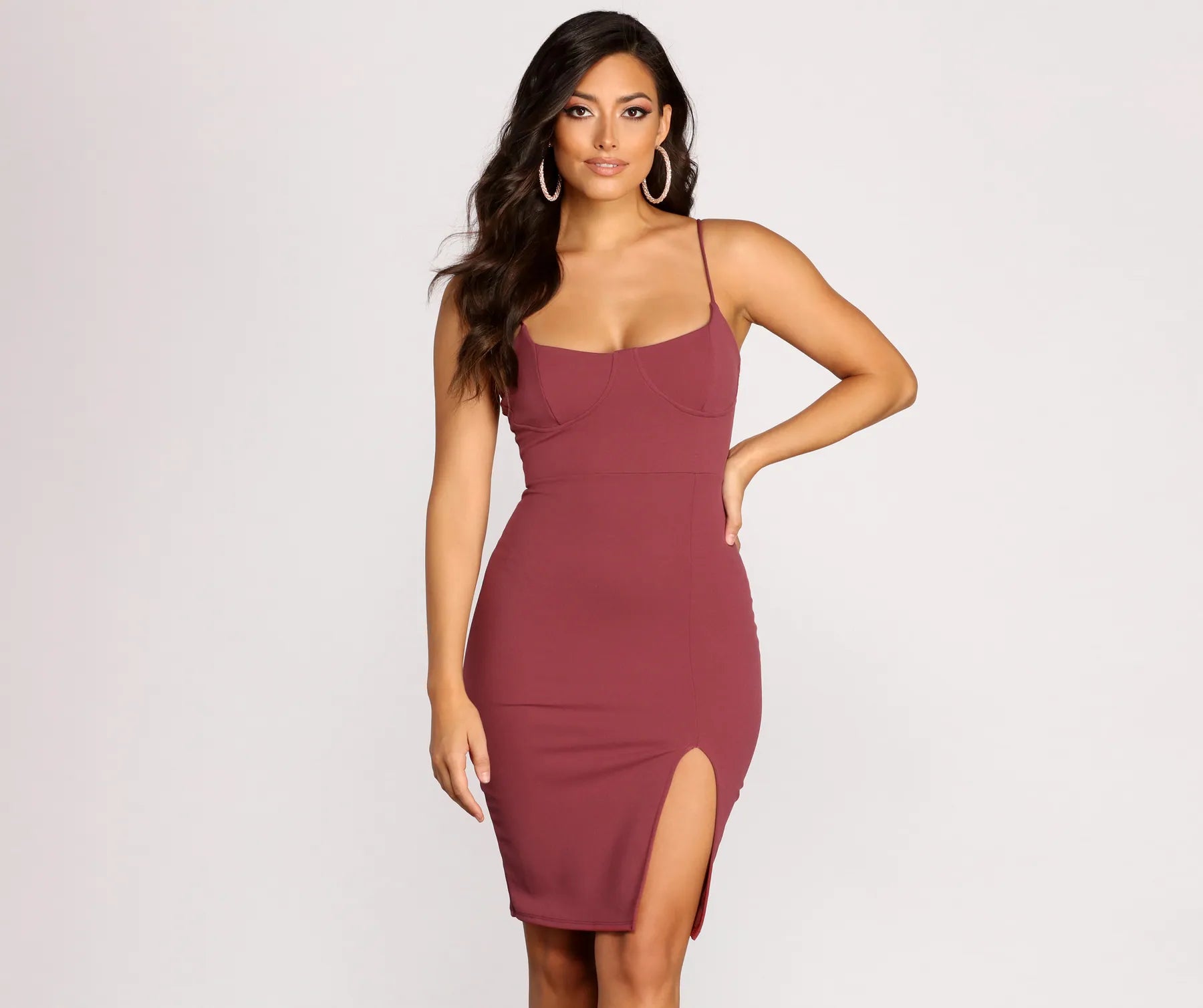 Wrap - style midi dresses in silk for a sophisticated office lookGet A Move On Crepe Midi Dress Wrap - style midi dresses in silk for a sophisticated office lookGet A Move On Crepe Midi Dress