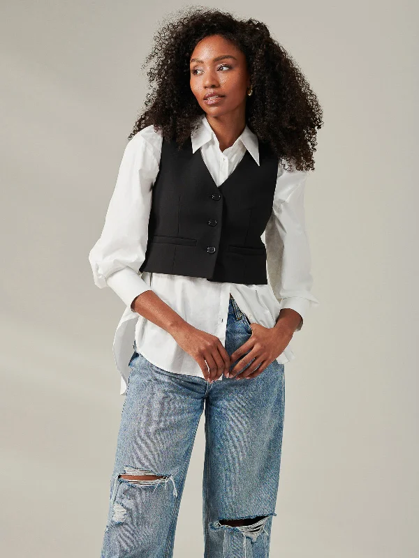 Tailored Waistcoat, Black