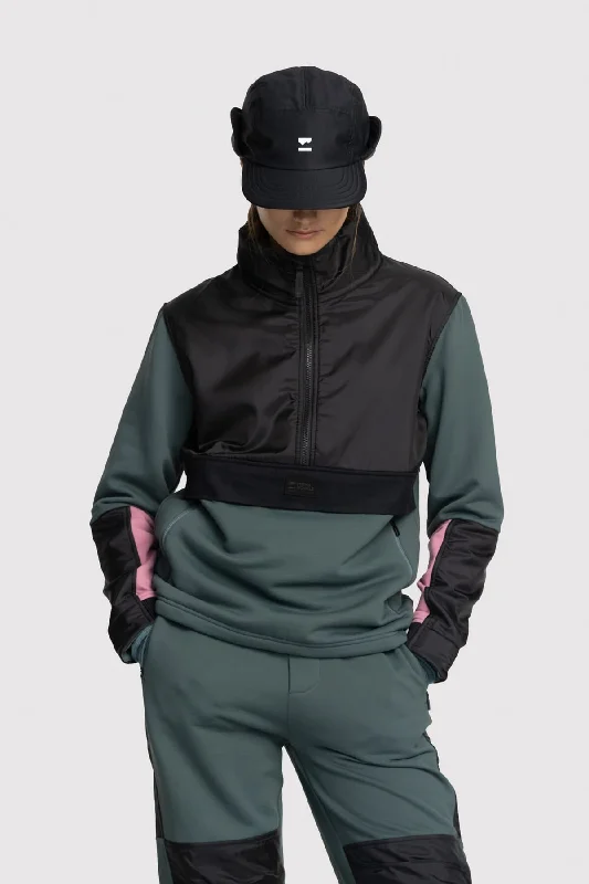 Women's tie - front hoodie in a lightweight fabric for summer layeringDecade Merino Fleece Pullover Women's tie - front hoodie in a lightweight fabric for summer layeringDecade Merino Fleece Pullover