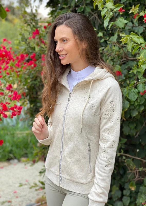 Women's sweatshirt with a mesh panel insert for breathability during workoutsSweet Front Zip Sweatshirt Hoodie Women's sweatshirt with a mesh panel insert for breathability during workoutsSweet Front Zip Sweatshirt Hoodie