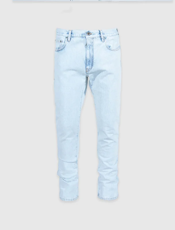 DIAGONAL POCKET SKINNY JEAN